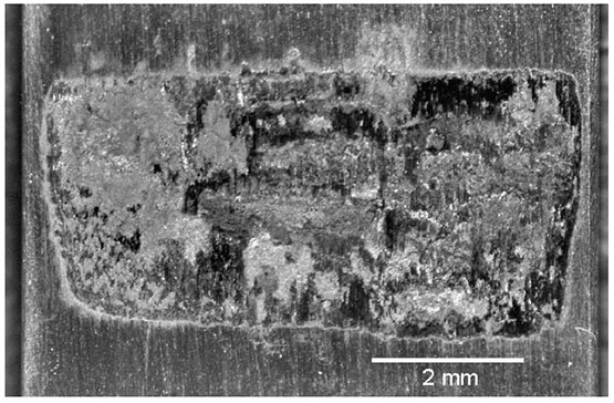 Fin Damage Uneven Tactile Pressure Clamping Force Tactile Pressure Mapping With Fuji Prescale as Method for Fins Alignment In Turbofans: Fin Damage Uneven Tactile Pressure Clamping Force